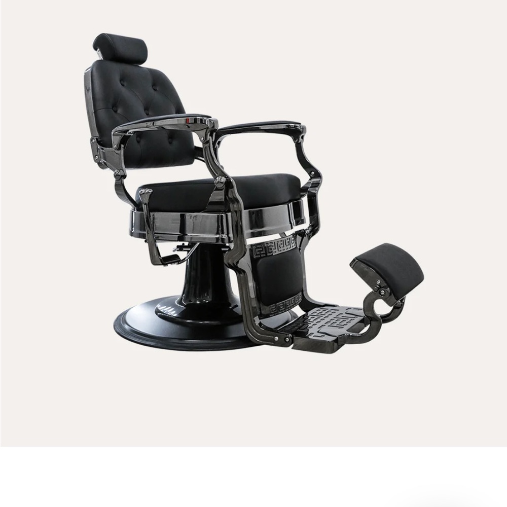 Luxury Barber Chair. New & Gently used. No tears or wrinkles. Local to area